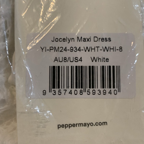 Peppermayo Jocelyn Maxi Dress - White Crochet - Picture 8 of 8